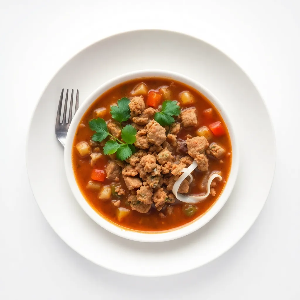 Hearty Ground Turkey Pozole