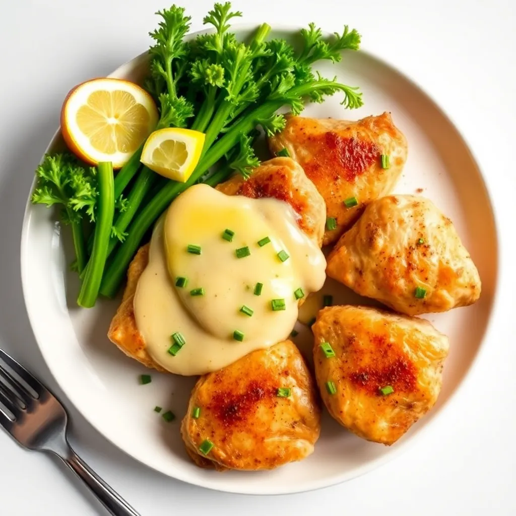 Keto Chicken Thighs with Garlic Butter