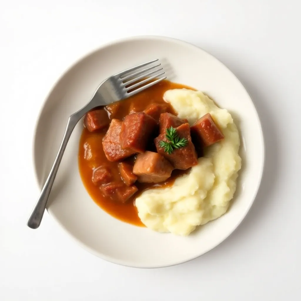 Smoky Gammon Stew with Mashed Potato