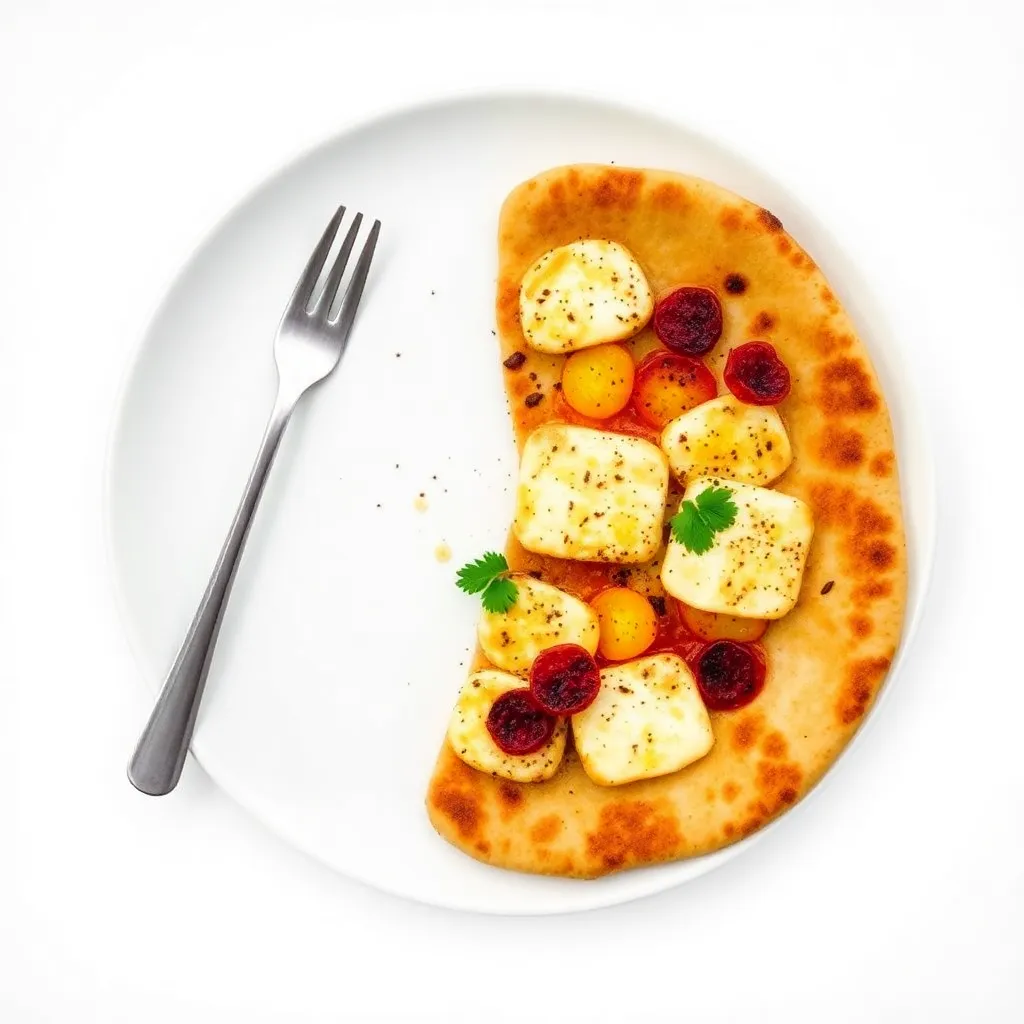 Smoky Halloumi Flatbread