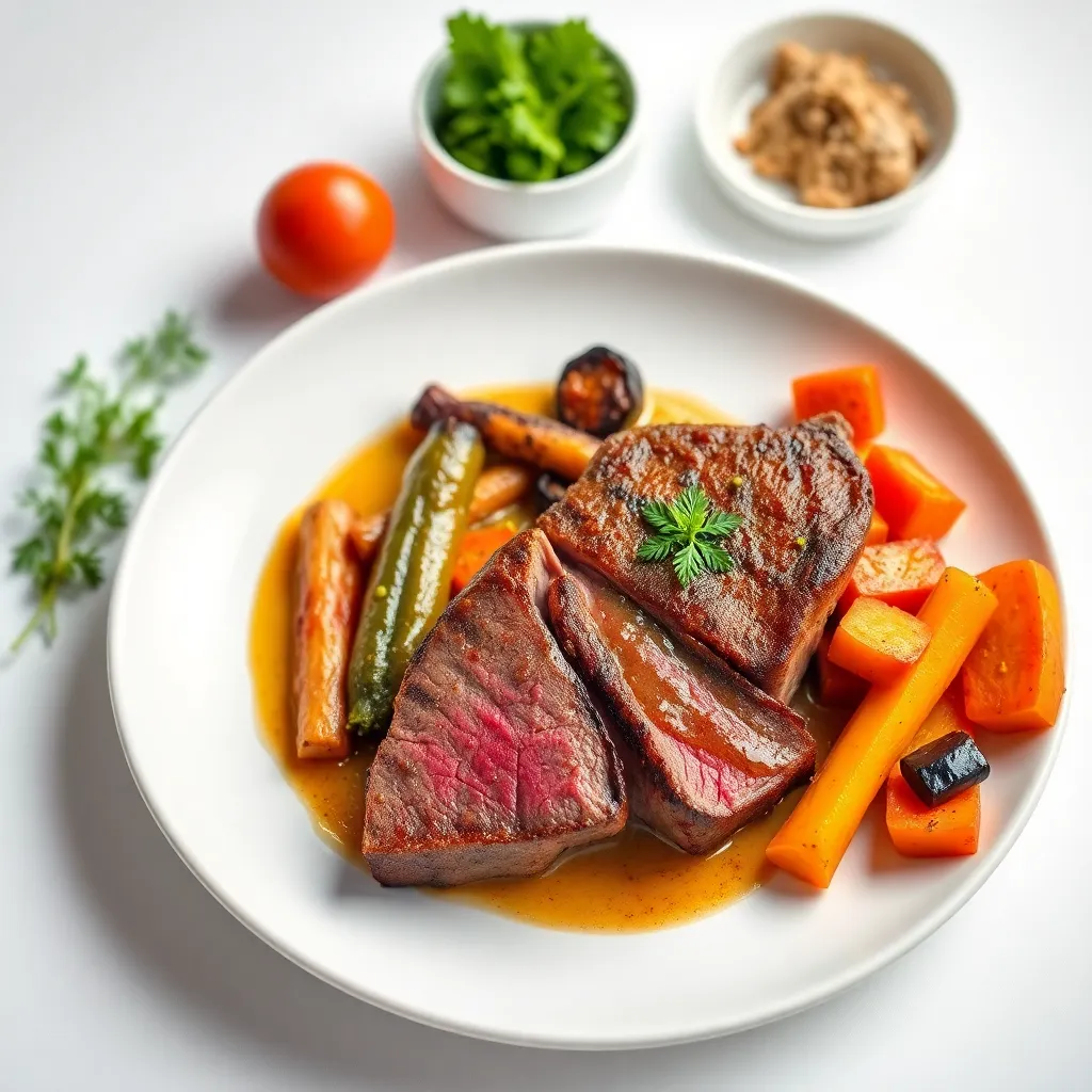 Steak with Roasted Vegetables