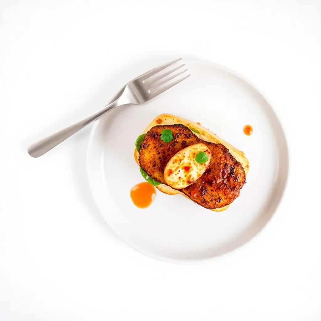 American Sizzling Paneer Sandwich