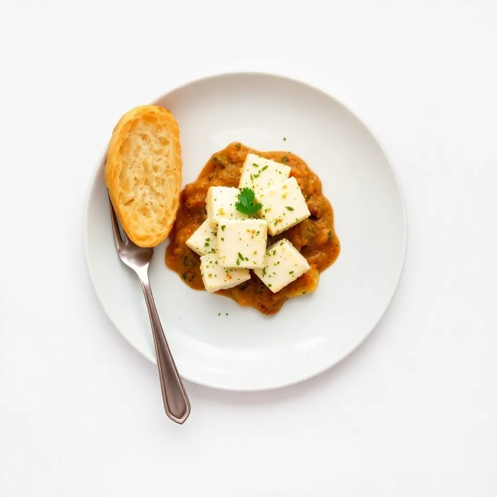 Spiced Paneer a la Provencale with Brioche