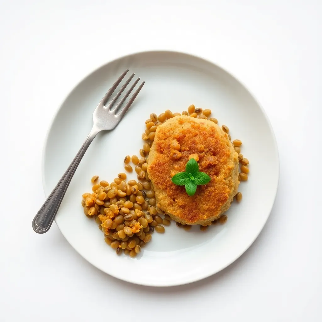 Crispy Lentils Cobbler