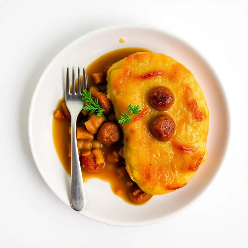 American Country-Style Smoked Sausage Pot Pie