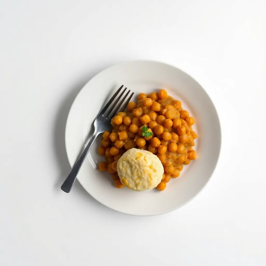 Sheet-Pan Chickpeas Casserole with Buttermilk Biscuits