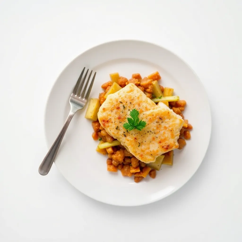 Pan-Seared Catfish Hash