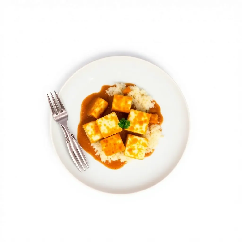 Caribbean Tangy Halloumi Curry