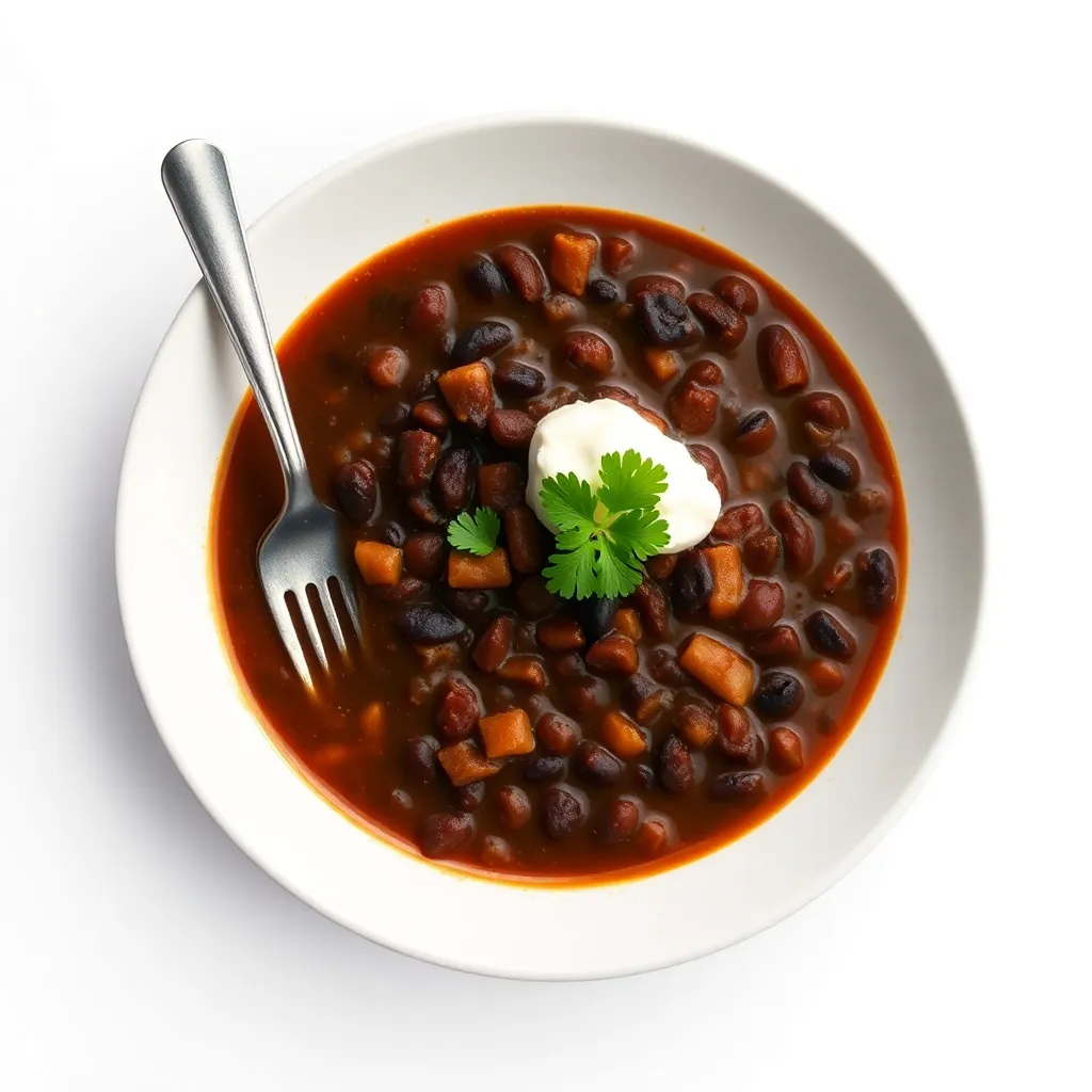 Mexican Spiced Black Beans Pozole