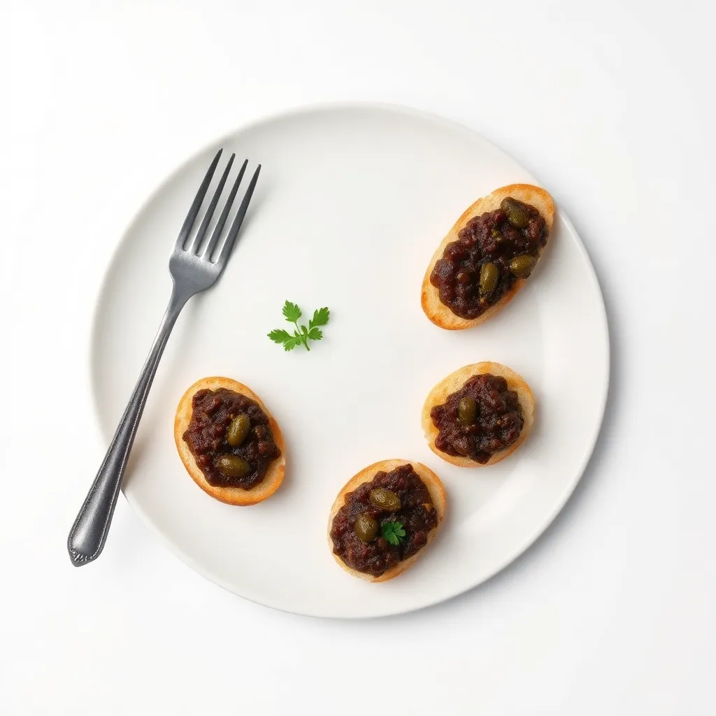 Olive Tapenade on Crostini