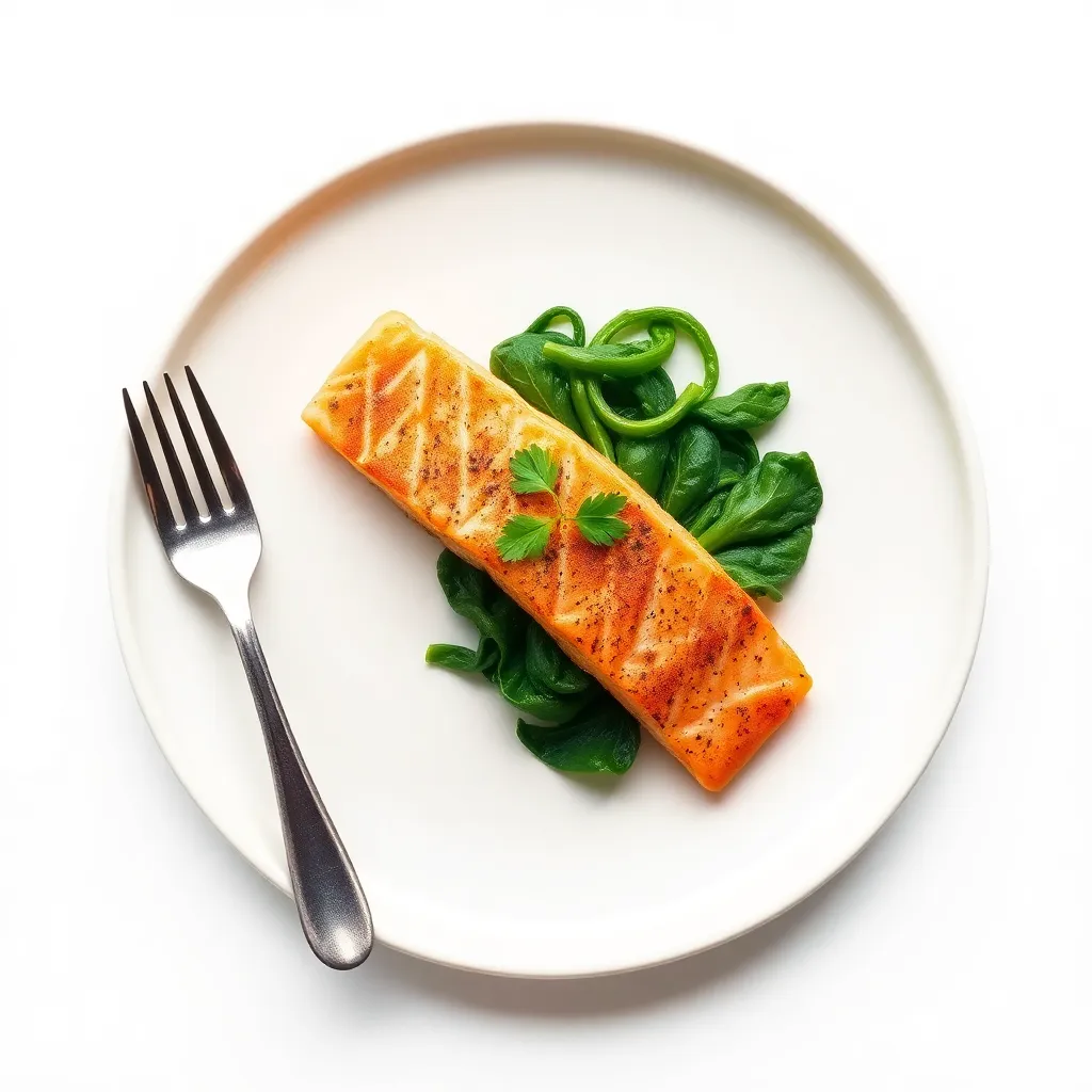 Crispy Skin Salmon with Greens