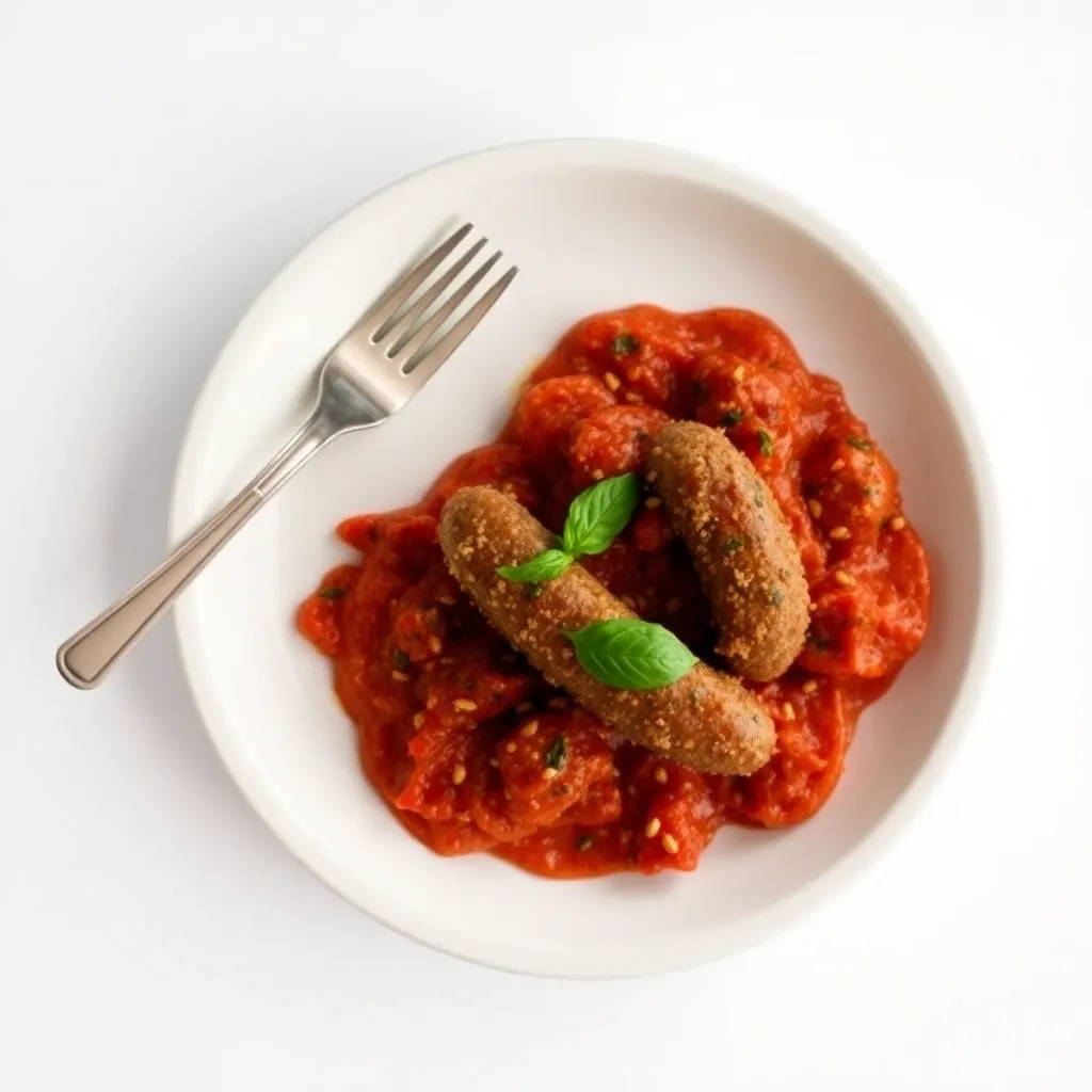 Herb-Crusted Italian Sausage Arrabbiata