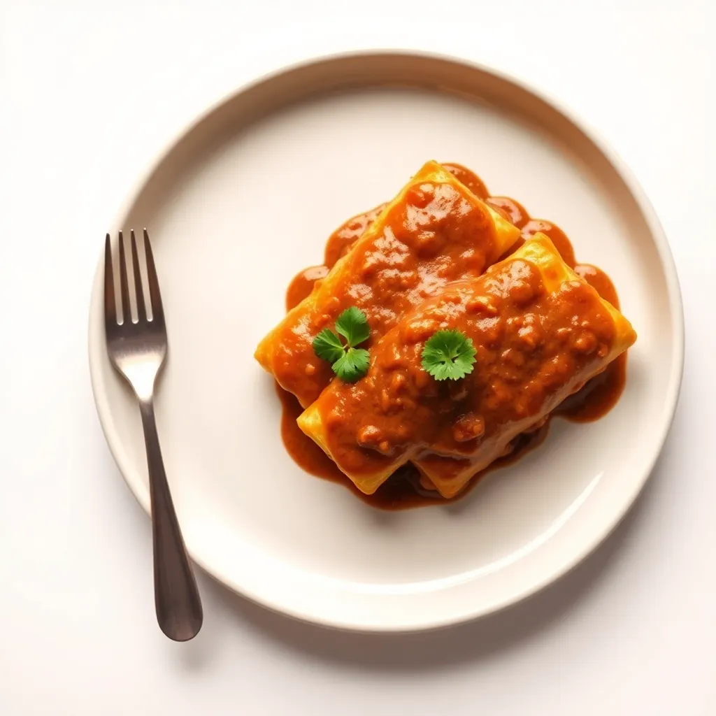 Chicken Mole Enchiladas