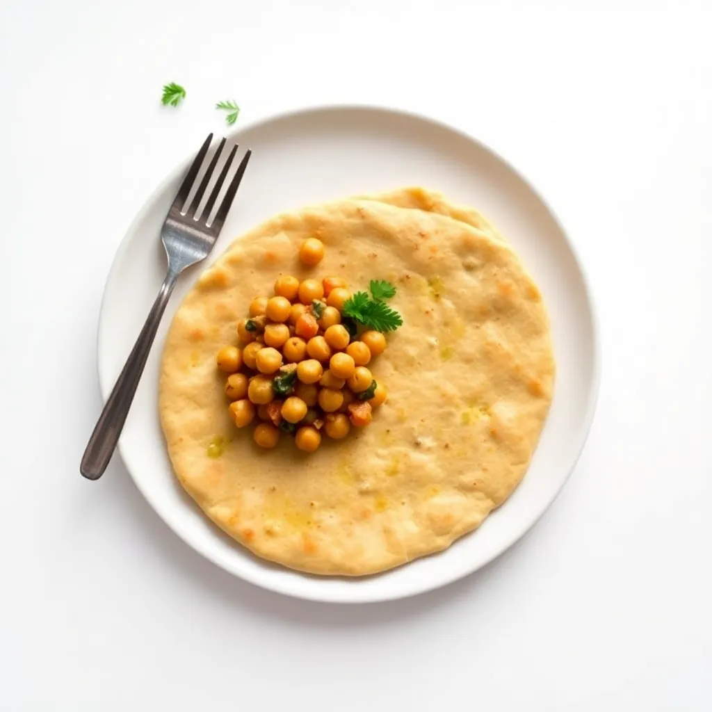 Zesty Chickpeas Flatbread
