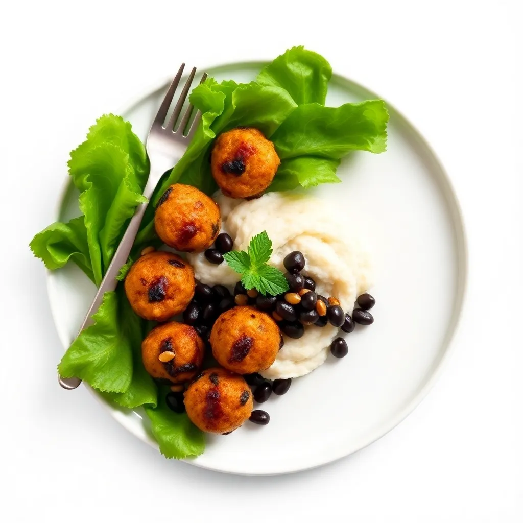 Black Beans Bites Barbie Silverbeet