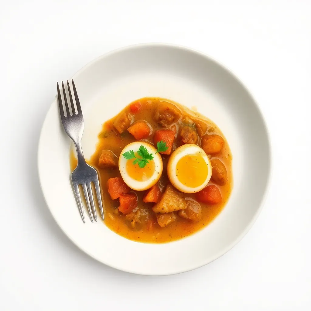 American Rustic Eggs Stew