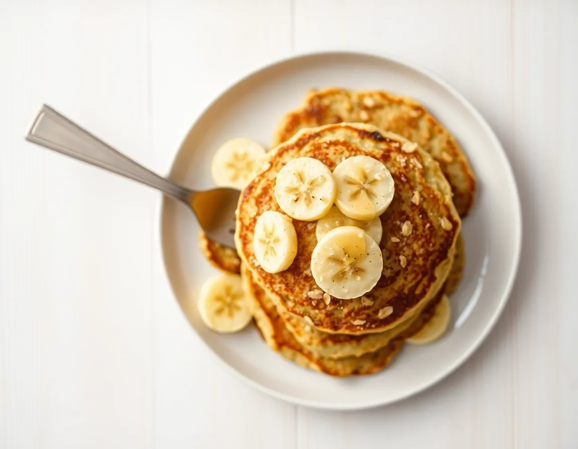 Banana Oat Pancakes
