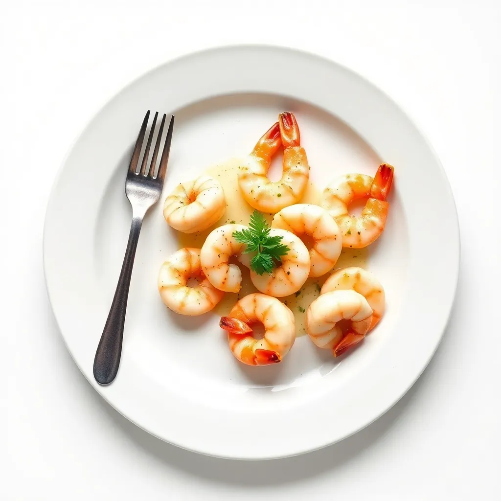Pan-Seared Prawns in Bianco