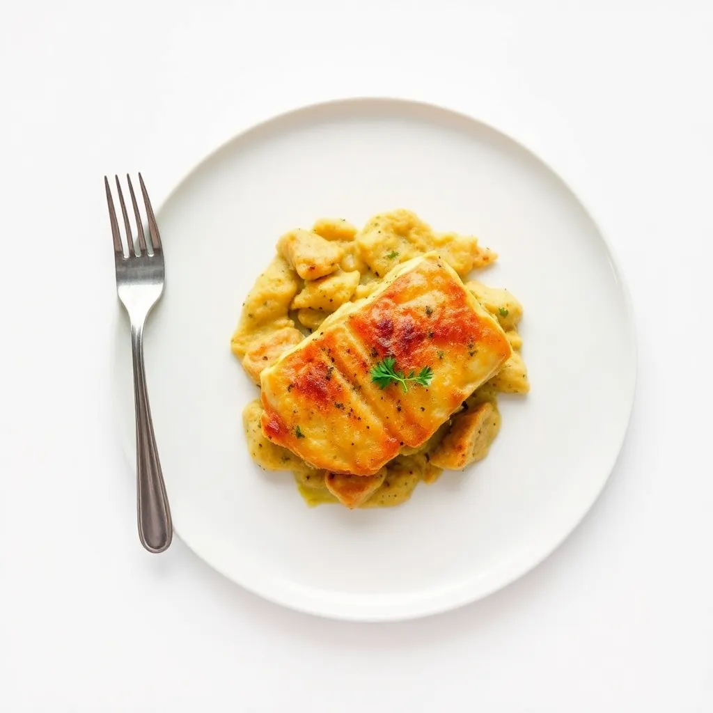 Keto Country-Style Salmon Gratin