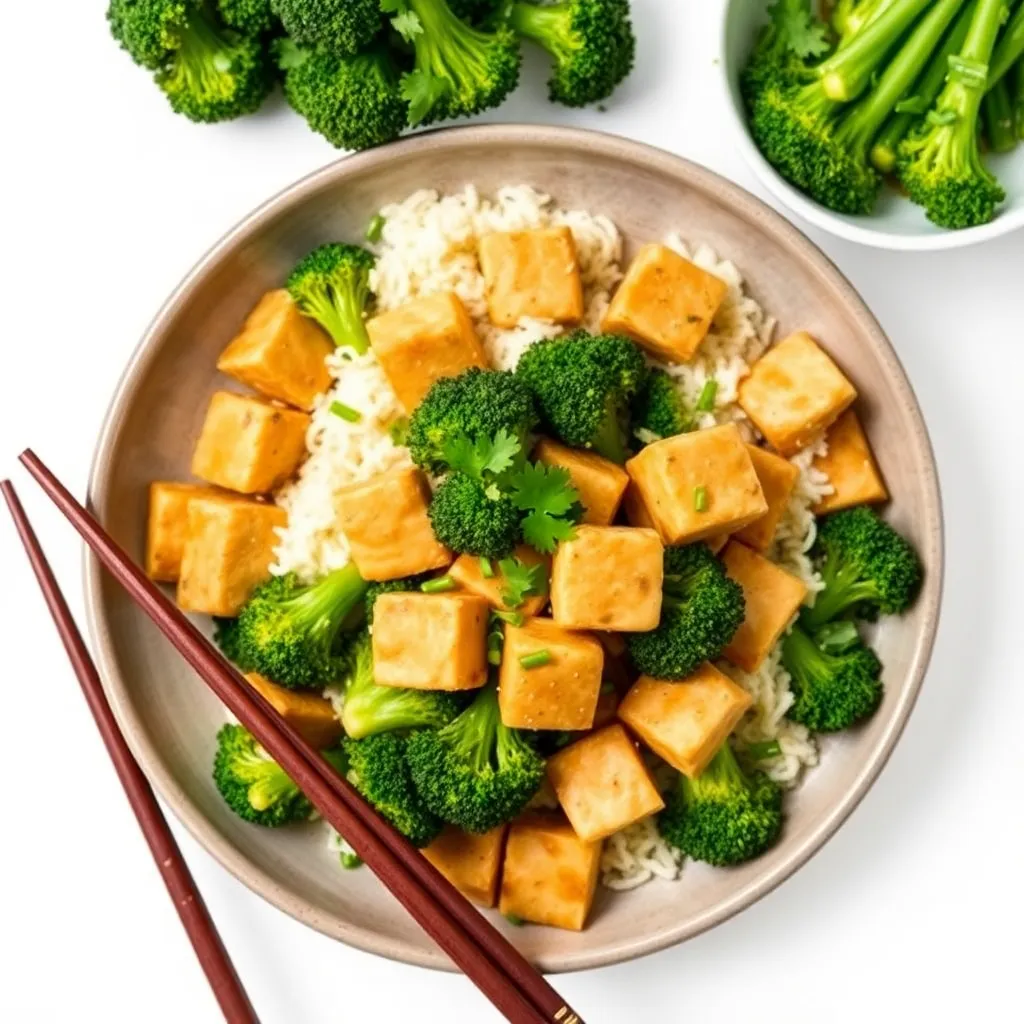 Tofu and Broccoli Stir Fry