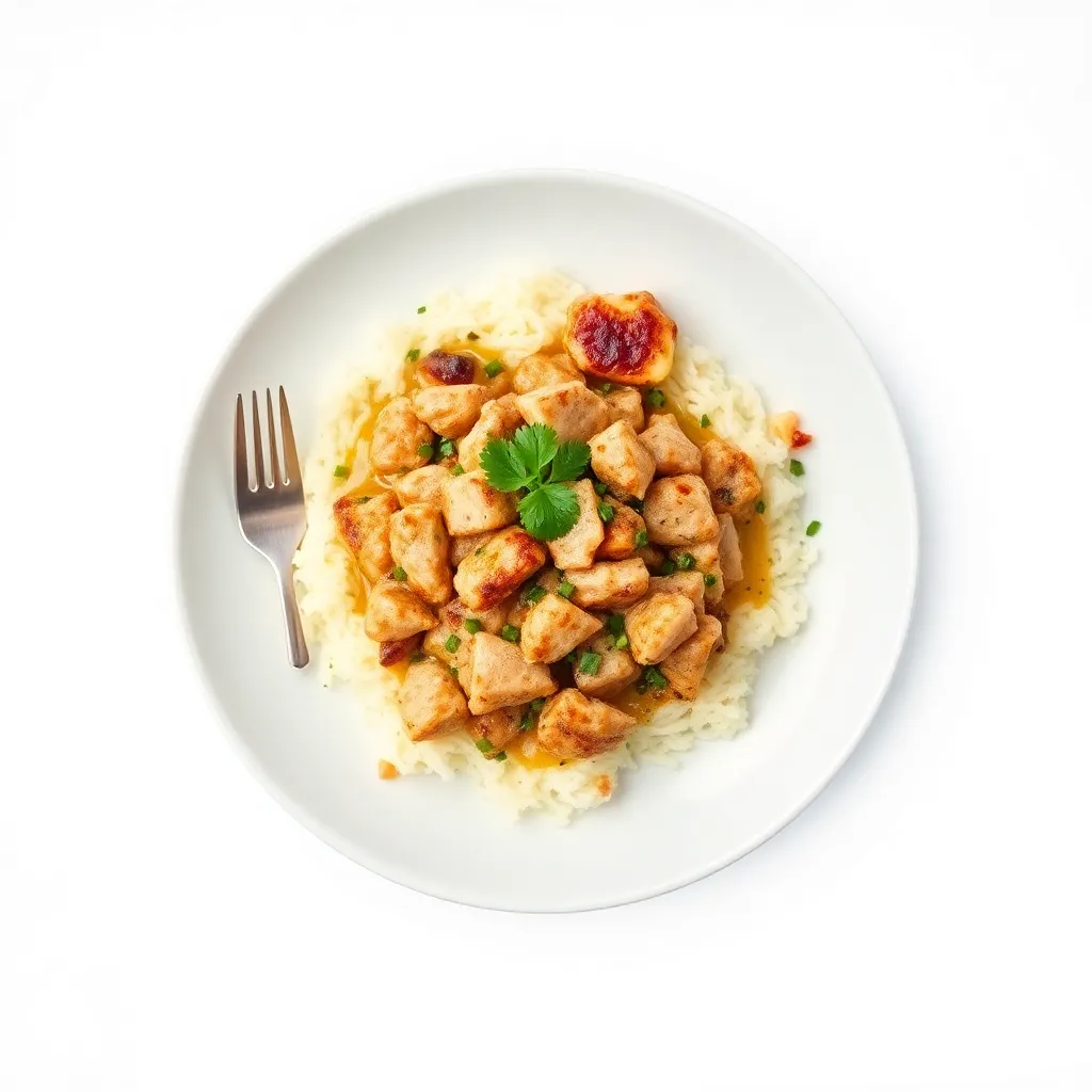 Filipino Creamy Chicken Sisig