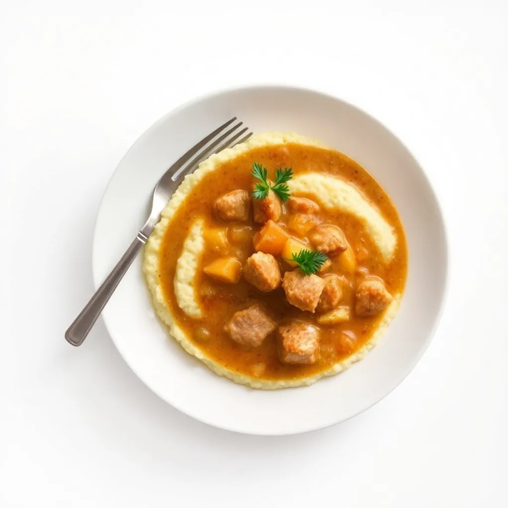 Roasted Turkey Chowder with Grits