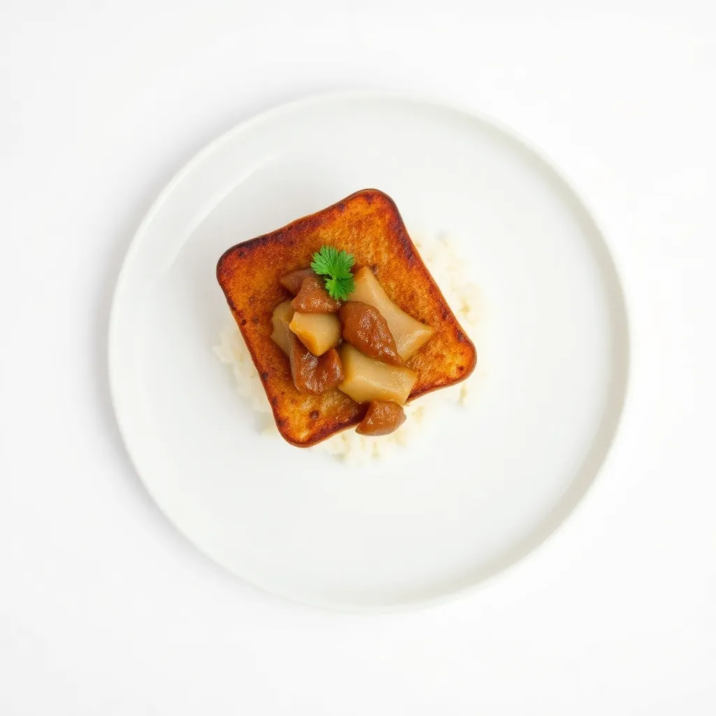 Zesty Pork Toastie with Jasmine Rice