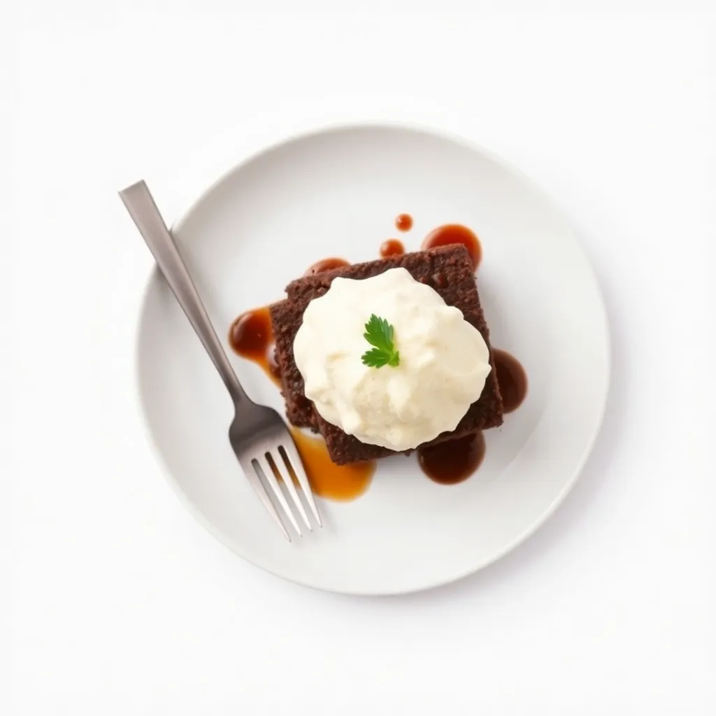 Warm Brownie Sundae