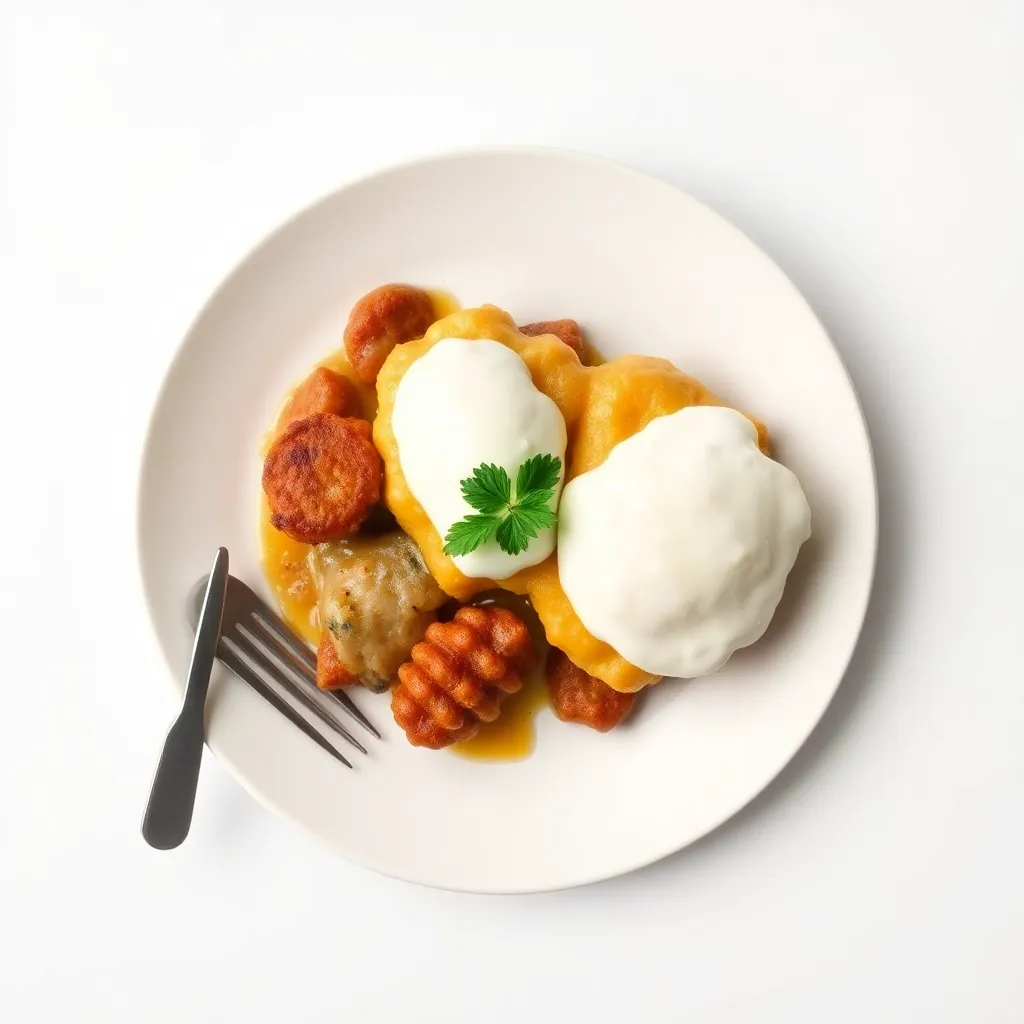 Crispy Smoked Sausage Cobbler