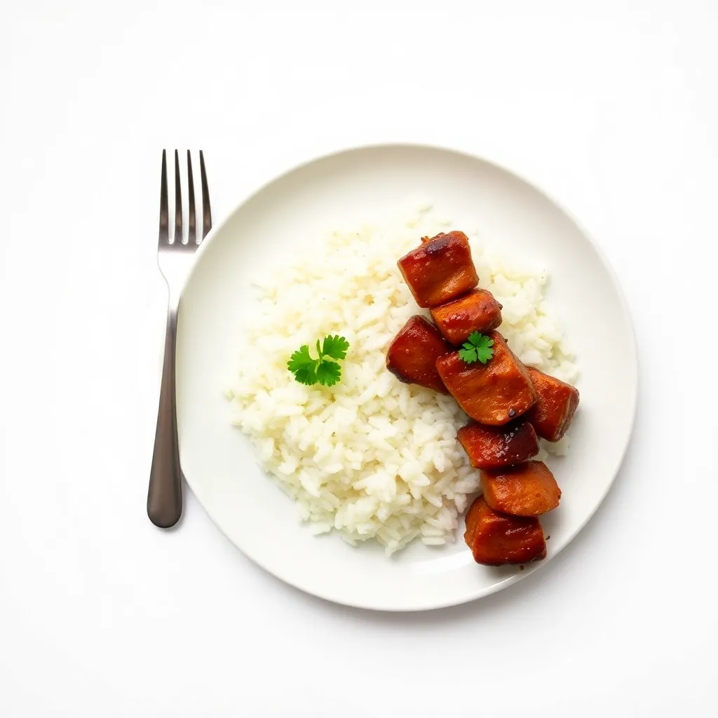 Weeknight Pork BBQ Skewers with Short-Grain Rice