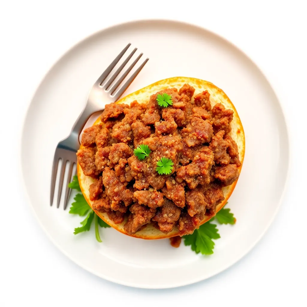 Golden Ground Beef Sandwich