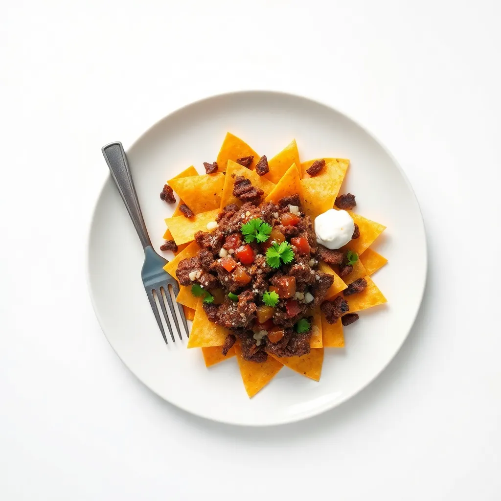 Loaded Nachos with Carne Asada