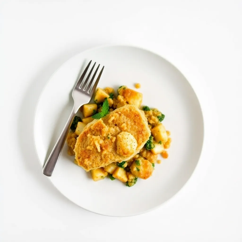 Skillet Cod Crumble