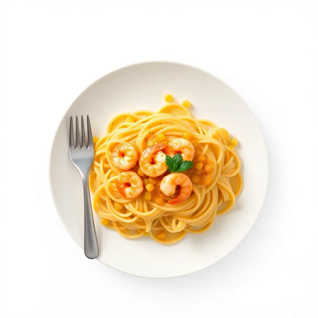 Shrimp and Corn Pasta