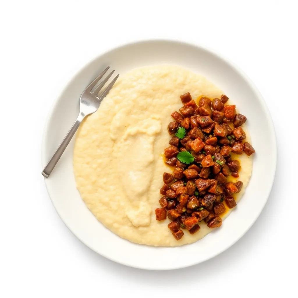 Backyard Tempeh Bake with Grits