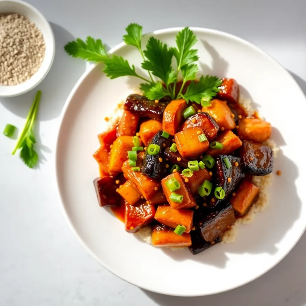 Szechuan Mapo Eggplant