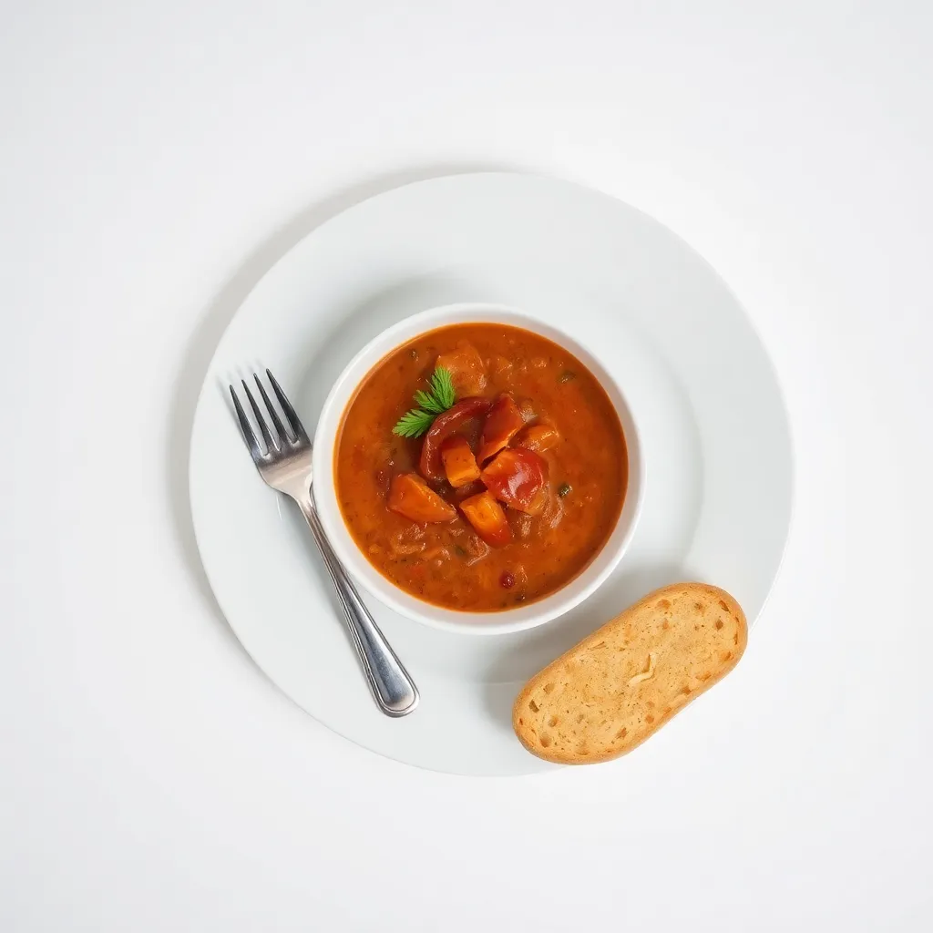 Roasted Capsicum Soup