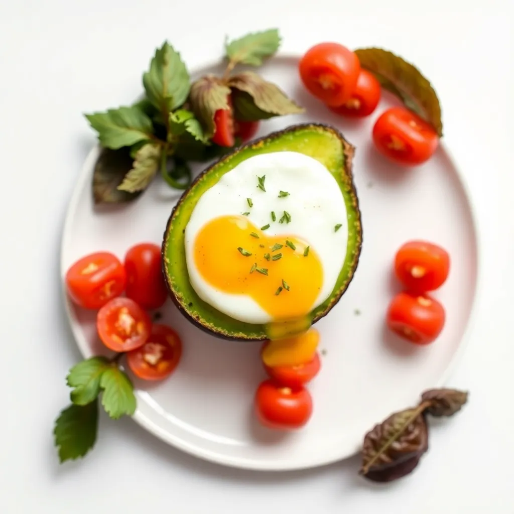 Baked Eggs in Avocado
