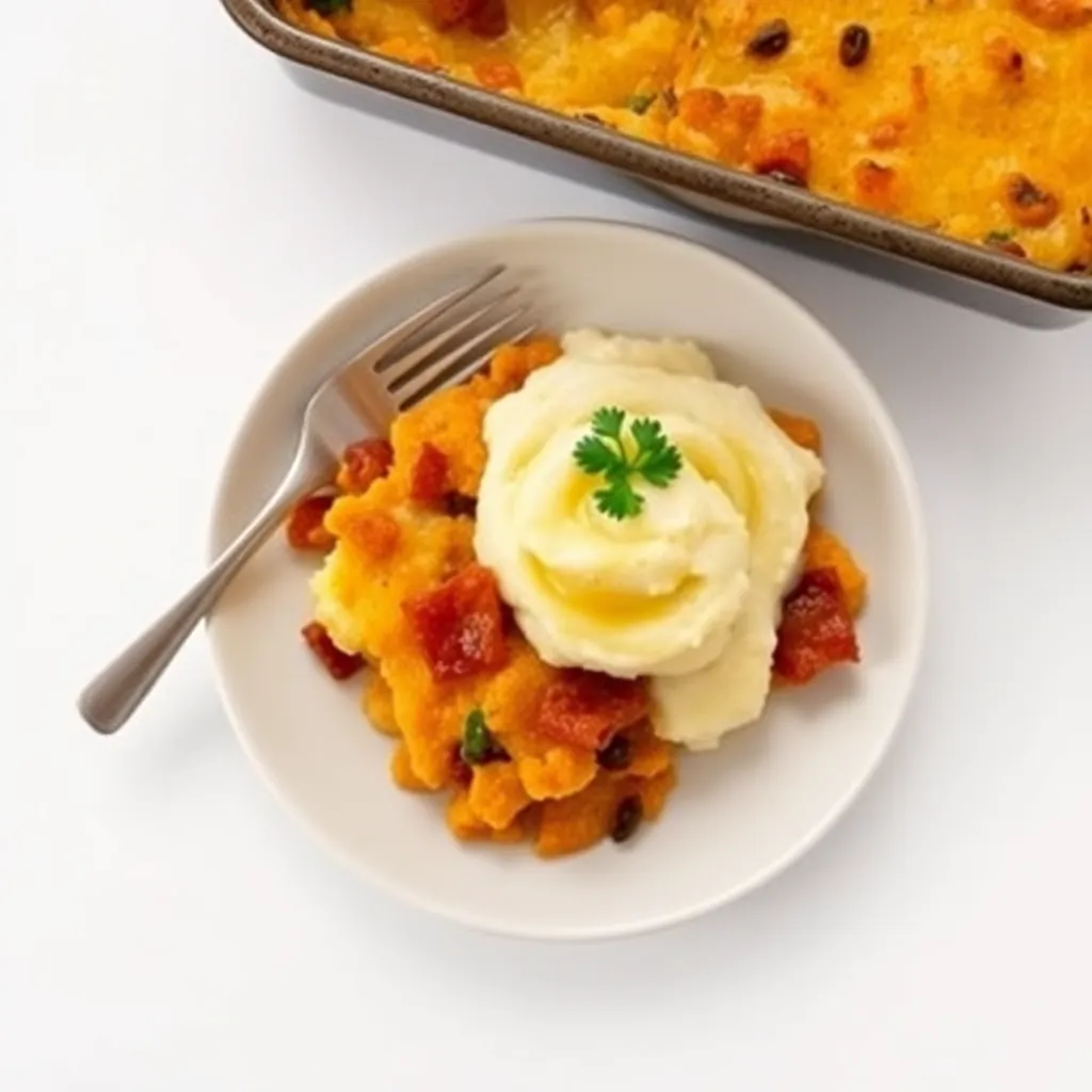 Rustic Bacon Casserole with Mashed Potatoes