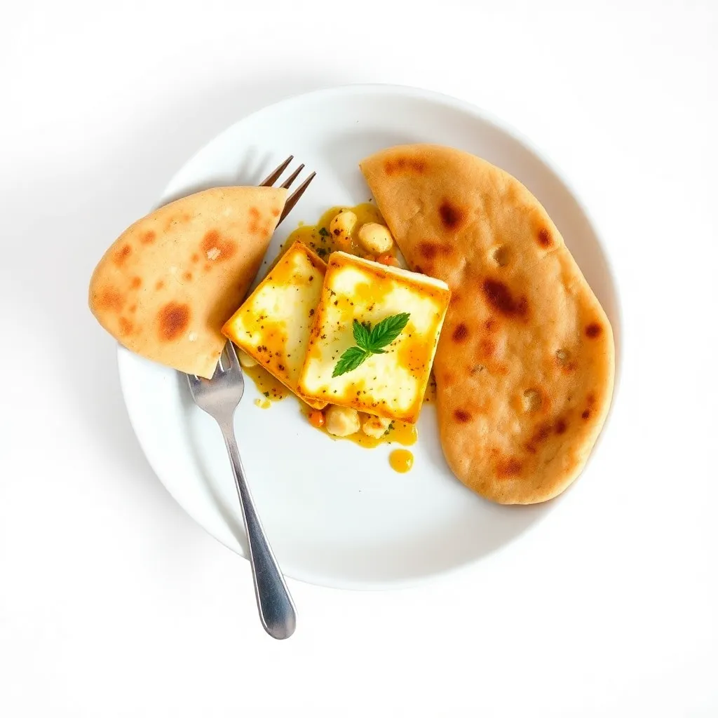 Classic Halloumi Bake with Flatbread