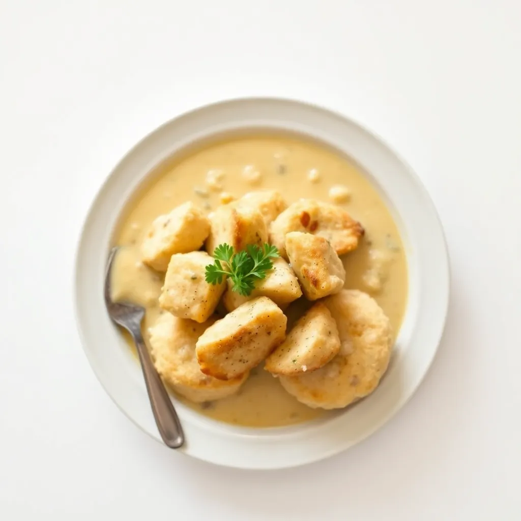 Skillet Catfish Chowder with Buttermilk Biscuits