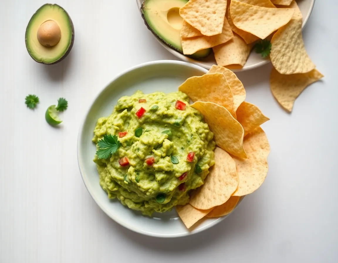 Easy Guacamole and Chips