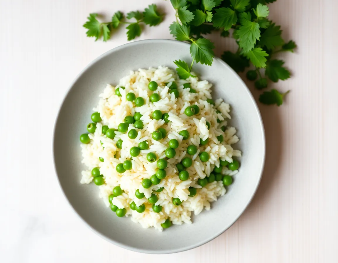 Easy Rice and Peas