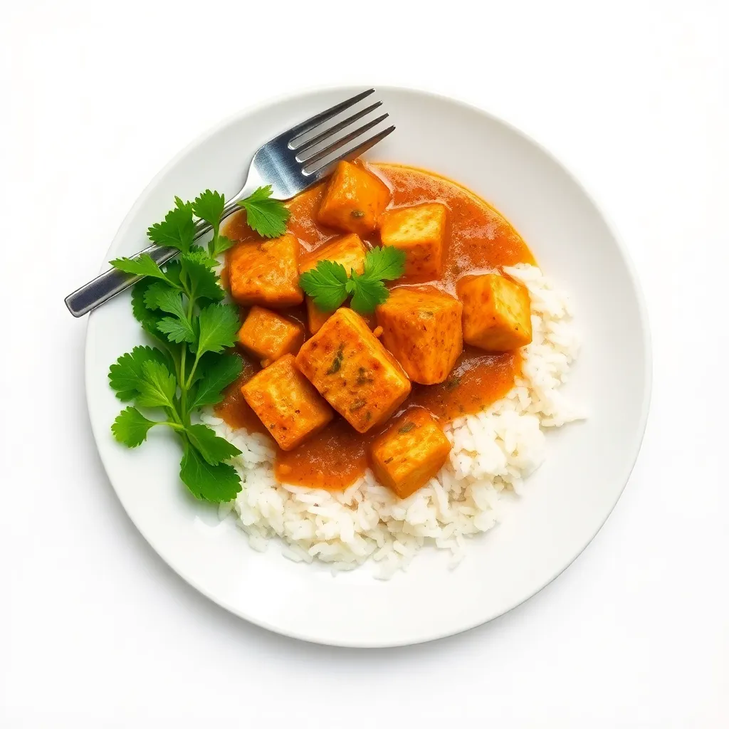 Spiced Firm Tofu Curry