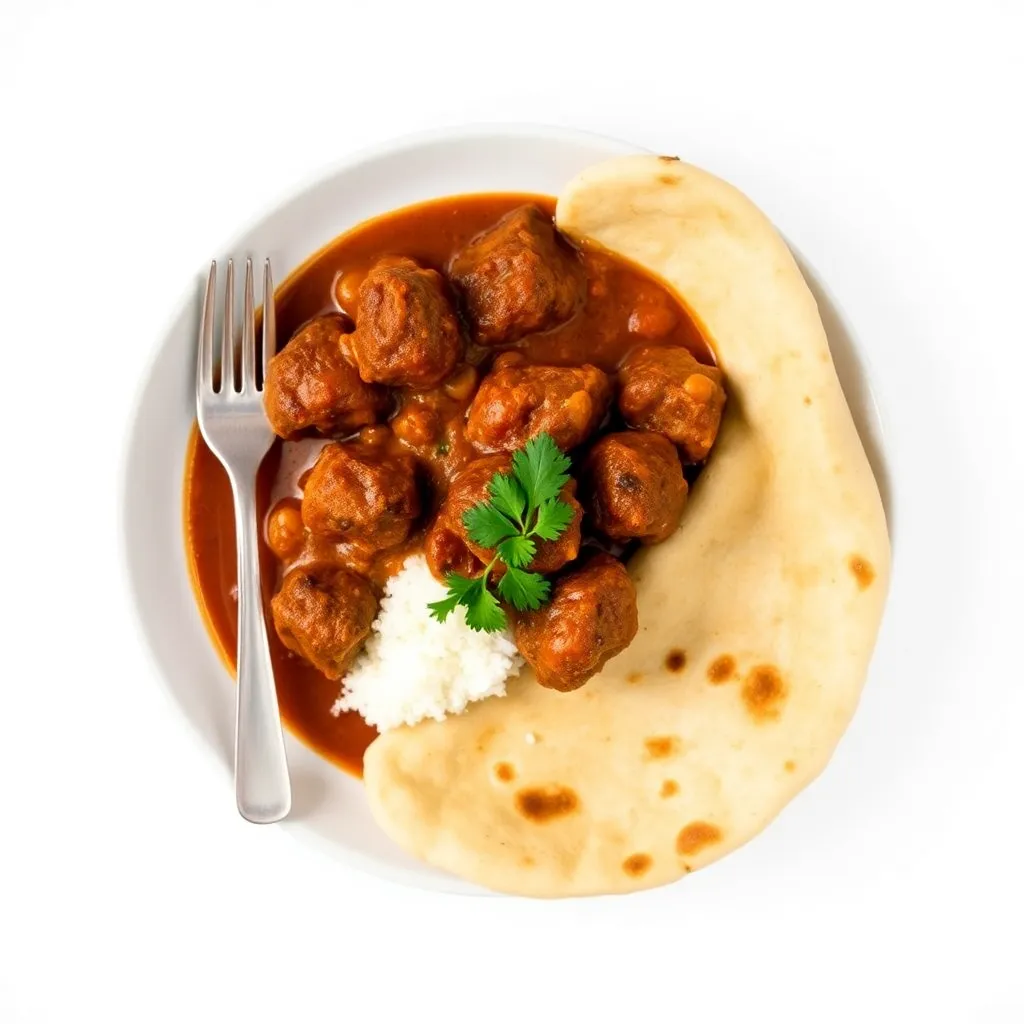 Backyard Lamb Vindaloo with Naan
