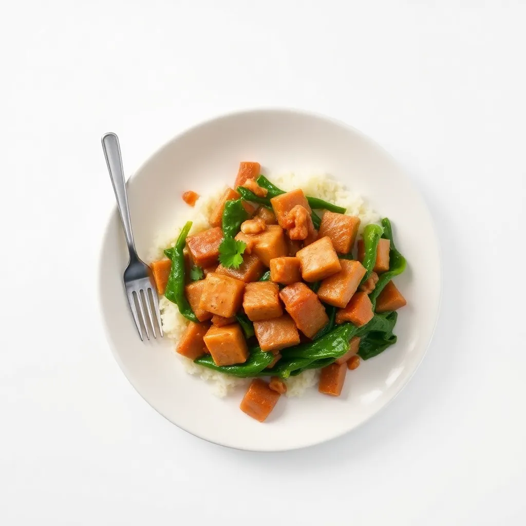 Pork Stir-Fry Tom Bok Choy