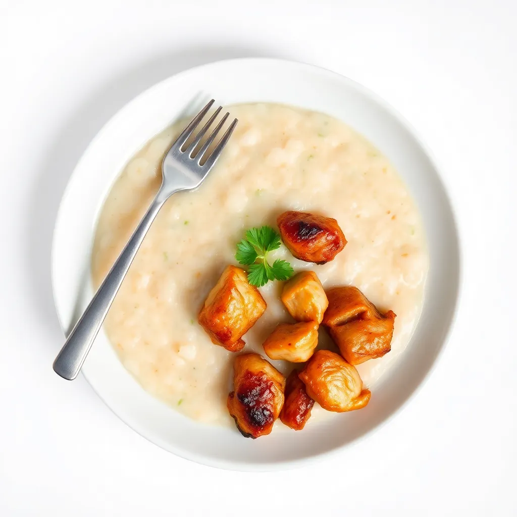 Charred Chicken Congee