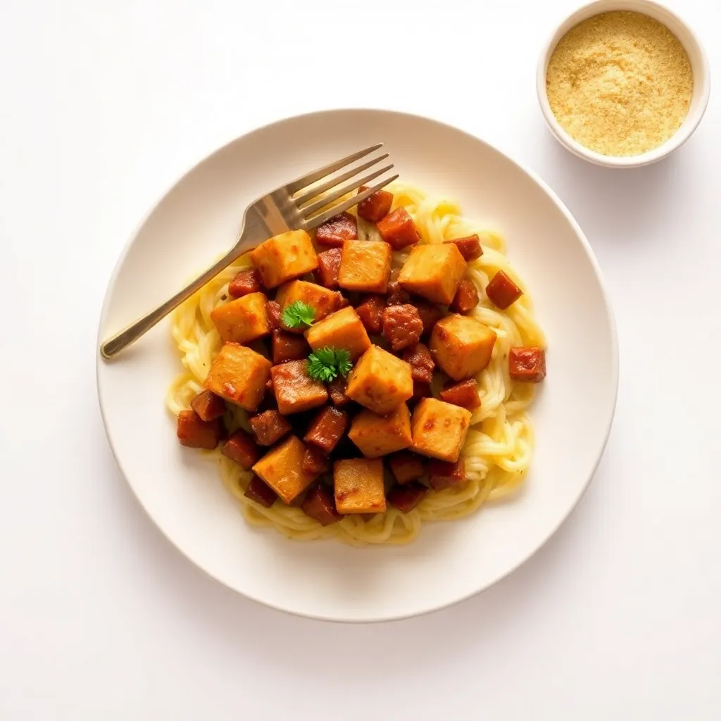 Braised Firm Tofu Hash