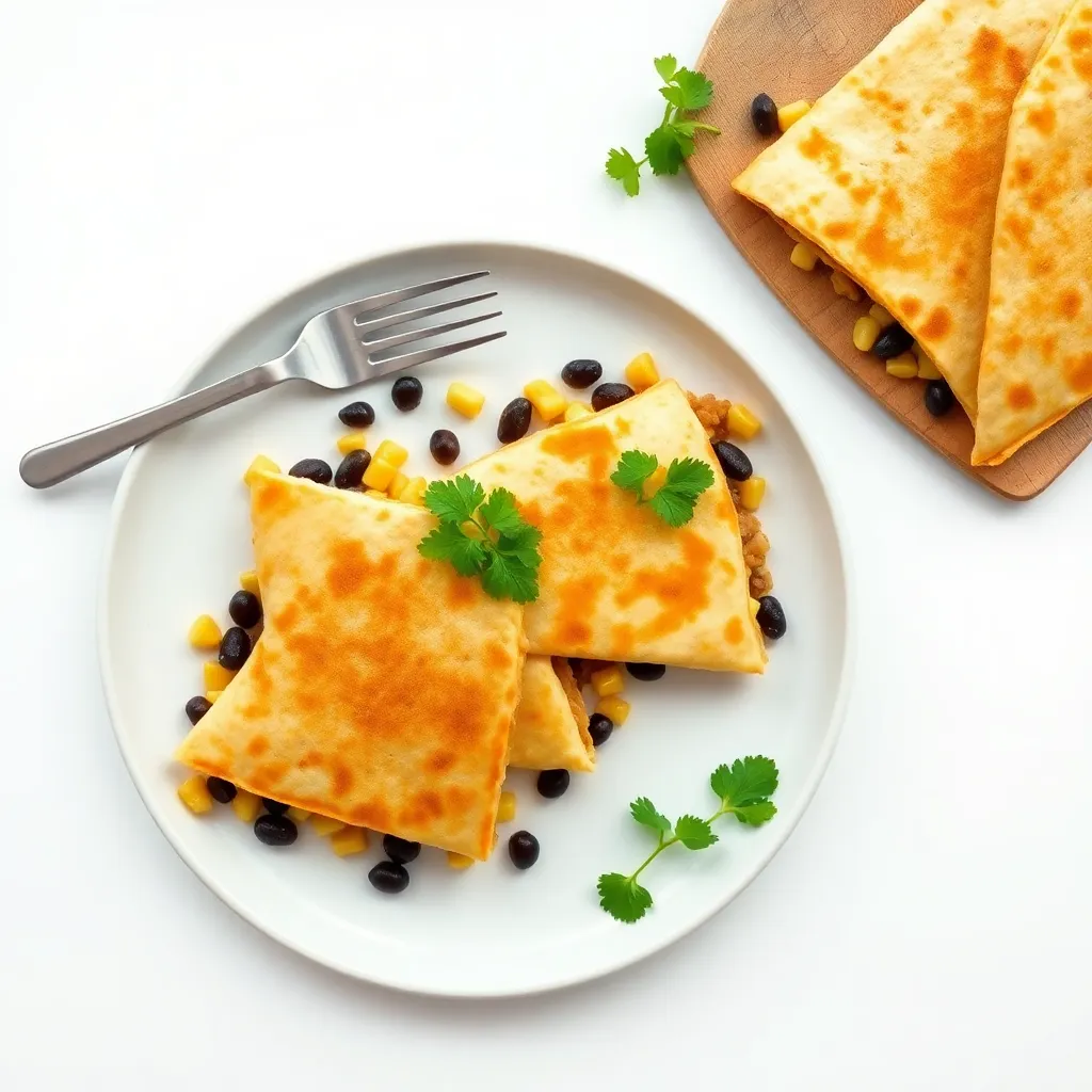 Corn and Black Bean Quesadillas