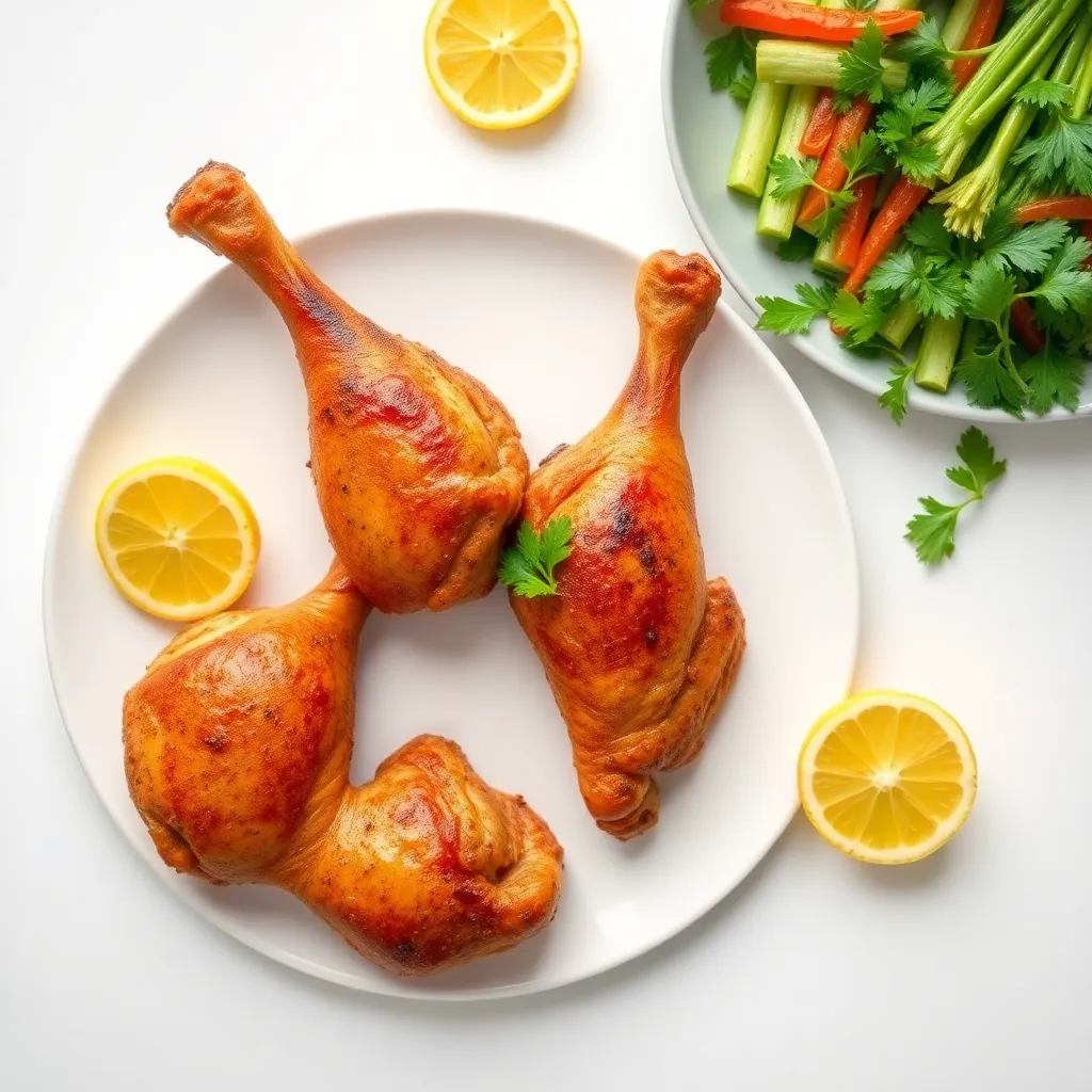 Roasted Chicken Legs with Lemon